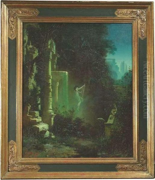 Untitled Oil Painting by Ferdinand Knab