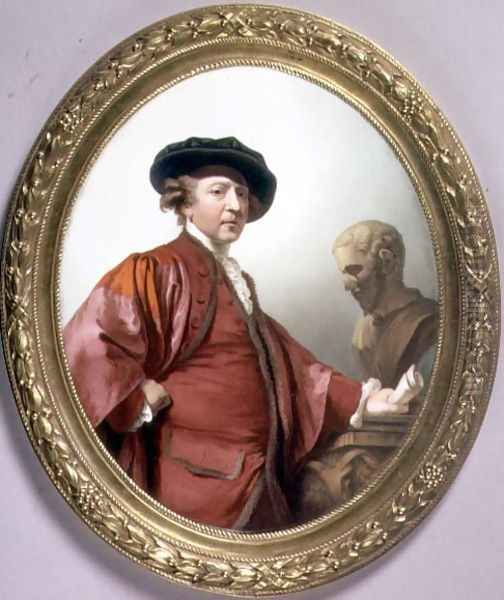 Portrait of Joshua Reynolds (1723-92) 1786 Oil Painting by William Hopkins Craft