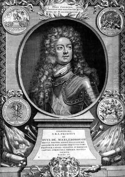 John Churchill, 1st Duke of Marlborough (1650-1722), 1704 Oil Painting by Nicolas Chevalier