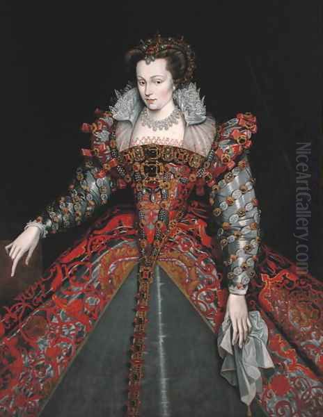 Portrait of Louise de Lorraine Oil Painting by Francois Clouet