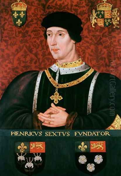 Portrait of Henry VI of England (1421-71) Oil Painting by Francois Clouet