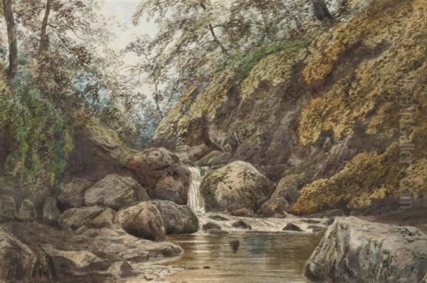 A Peaceful Spot In The Woods Oil Painting by John William Buxton Knight