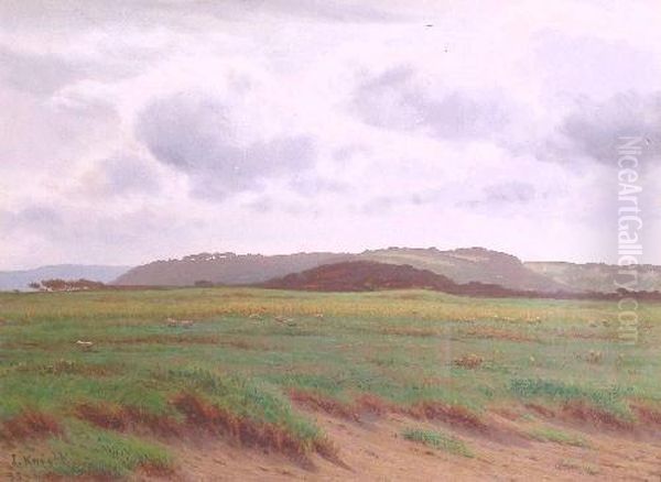 Conway Marsh Oil Painting by Joseph Knight