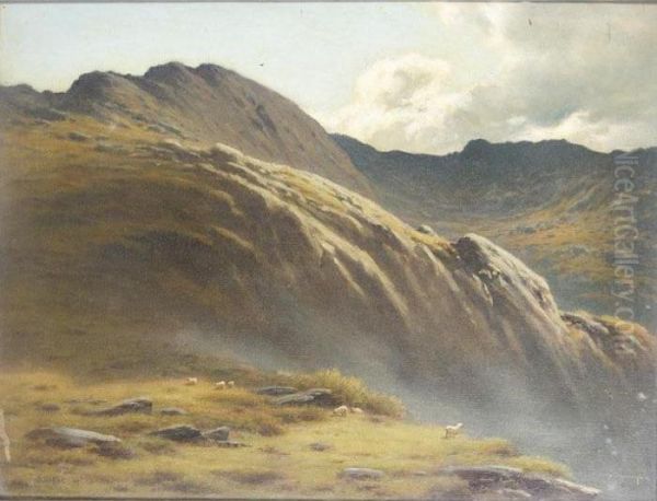 Snowdonia Oil Painting by Joseph Knight