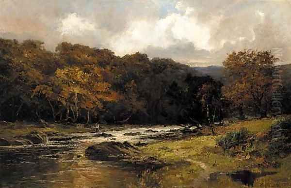 Coquetdale Oil Painting by Frank Thomas Carter