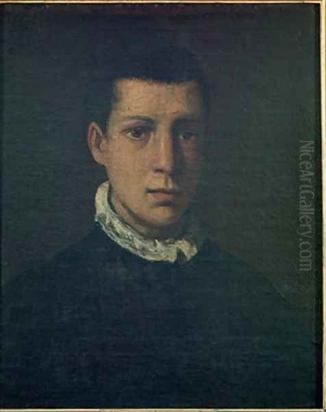 Self Portrait Oil Painting by Franceschino Carracci