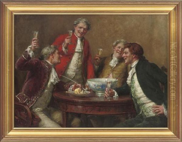 The Connoisseurs Oil Painting by Georges Sheridan Knowles