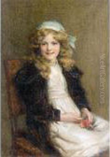 Vera Oil Painting by Georges Sheridan Knowles