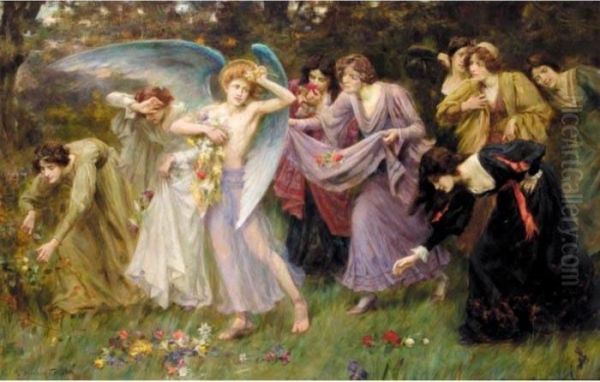 The Gifts Of Love Oil Painting by Georges Sheridan Knowles