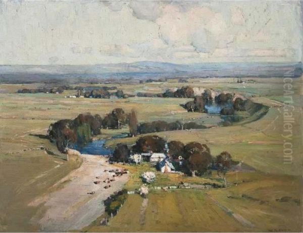 Road To Ballarat Oil Painting by William Dunn Knox