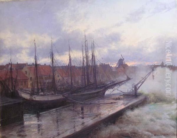 Baltic Island Bornholm Oil Painting by Peder Knudsen