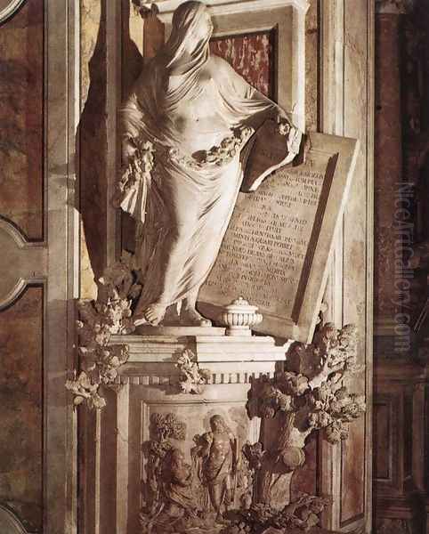 Modesty Oil Painting by Antonio Corradini