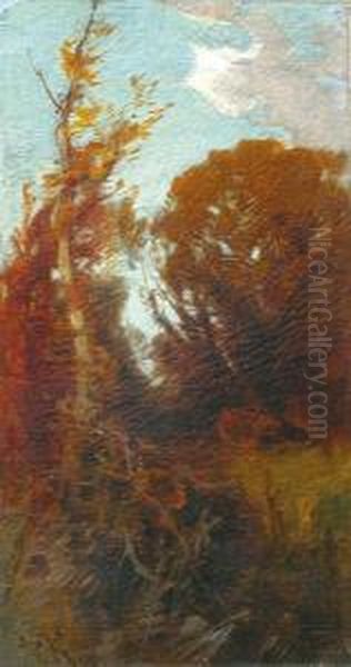 La Foret Oil Painting by Roman Kochanowski