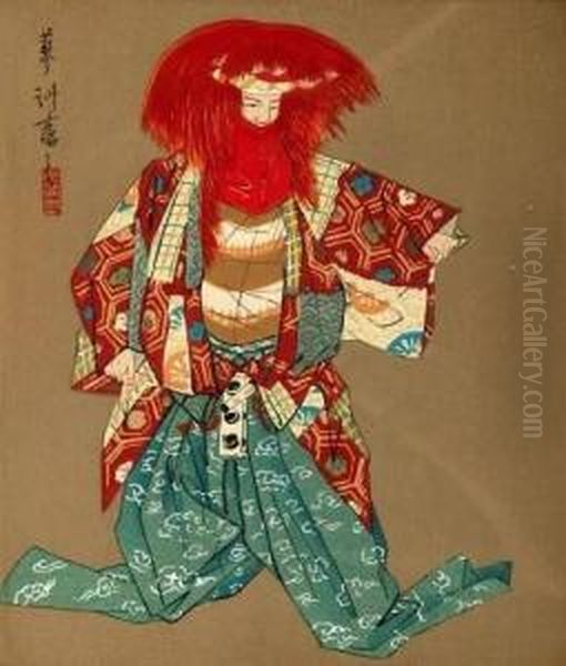 Nogakuzue Oil Painting by Tsukioka Kogyo