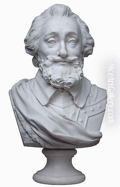 Bust of Henri IV Oil Painting by Marie-Anne Collot