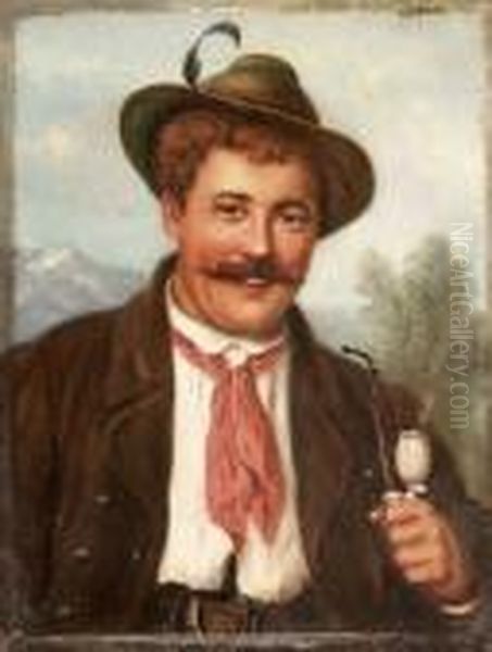 Pipazo Ferfi Oil Painting by Ludwig Dominik Kohrl