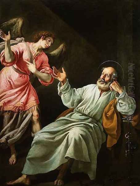 St. Peter's release from prison by Felix Castello