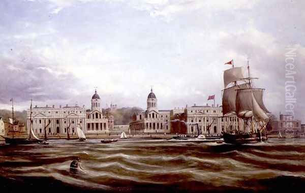 Greenwich Oil Painting by George, the Younger Chambers