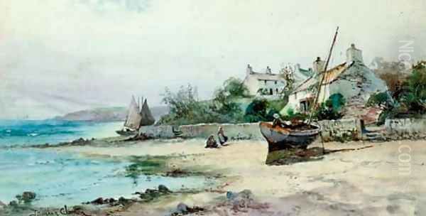 Low tide Oil Painting by Joseph Hughes Clayton