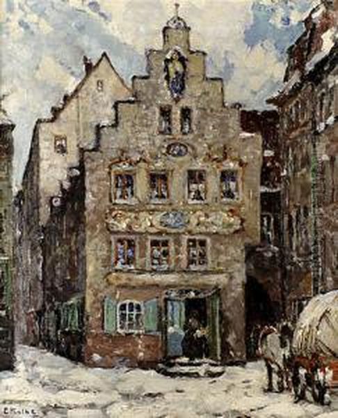 Wurtzburg Oil Painting by Ernst Kolbe