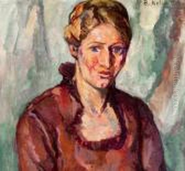 Bildnis Einer Frau Oil Painting by Broncia Koller-Pinell