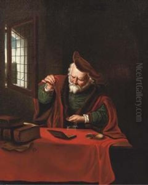 The Tax Collector Oil Painting by Salomon Koninck