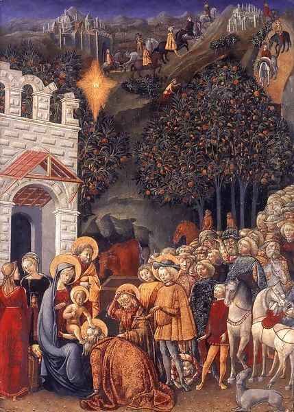 Adoration of the Magi Oil Painting by Michele Ciampanti