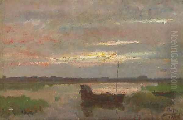 Tramonto Oil Painting by Beppe Ciardi