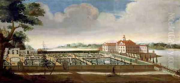 View of Ulriksdal Palace from the South, 1732 Oil Painting by David von Coln