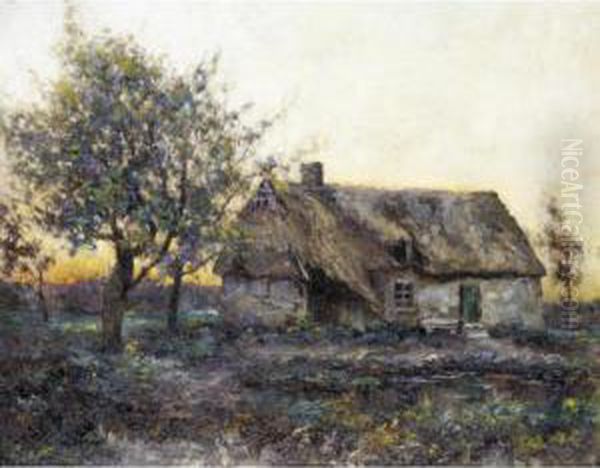 Rural Idyll Oil Painting by Michel Korochansky