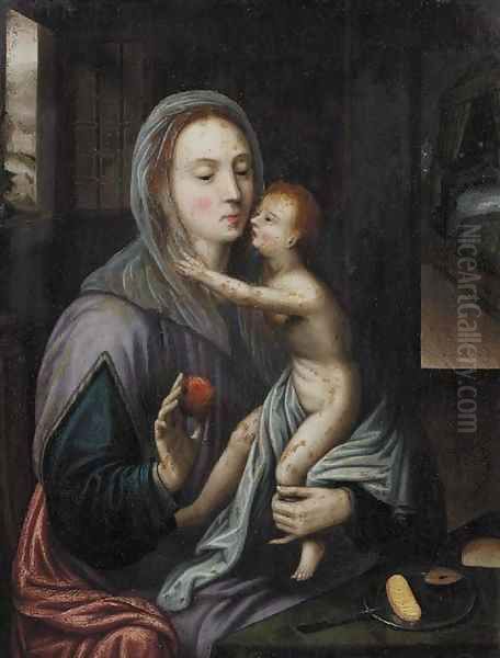 The Madonna and Child Oil Painting by Joos Van Cleve