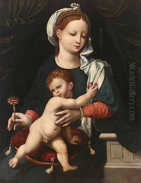 Untitled Oil Painting by Joos Van Cleve