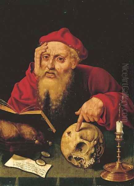 Saint Jerome Oil Painting by Joos Van Cleve