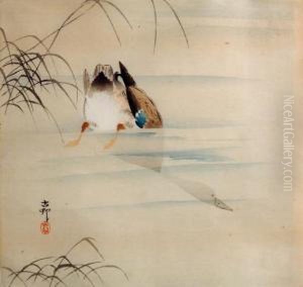 Japan Oil Painting by Ohara Koson