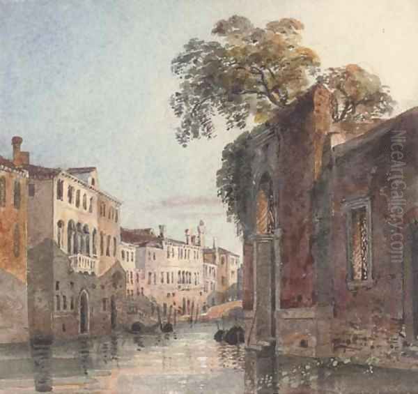 Near Campo dei Mori, Venice 2 Oil Painting by Harriet Cheney