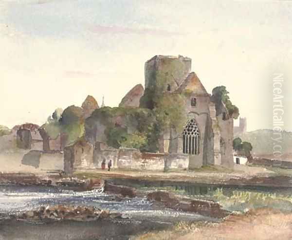 Ross Castle, Killarney, Co. Kerry Oil Painting by Harriet Cheney