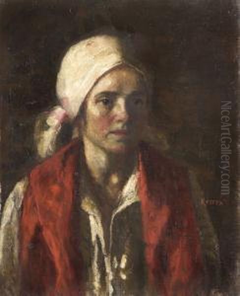 Fejkendos Leany, 1920 Korul Oil Painting by Jozsef Koszta