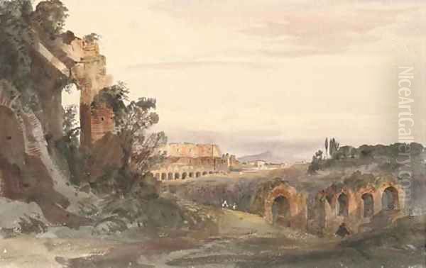 The Palazzo de' Cesari, Verona Oil Painting by Harriet Cheney