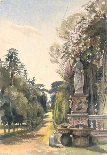 The Villa Borghese, Rome Oil Painting by Harriet Cheney