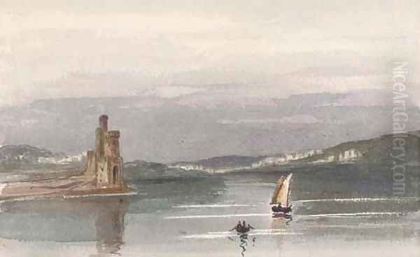 View of Bantry Bay, Cork Oil Painting by Harriet Cheney