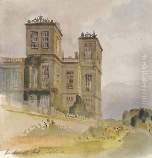 Thornbury Castle, Gloucestershire Oil Painting by Harriet Cheney