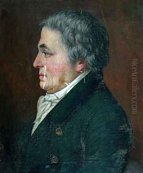 Franz Anton Mesmer (1734-1815) aged 72, 1847 Oil Painting by Paul Carpentier