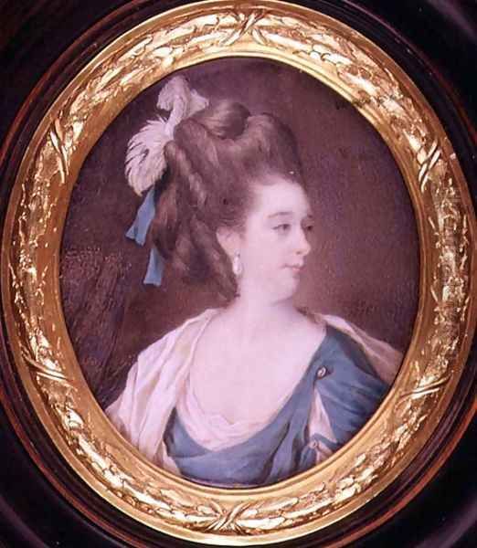 Mrs Yates, an actress, 1776 Oil Painting by Samuel Codes