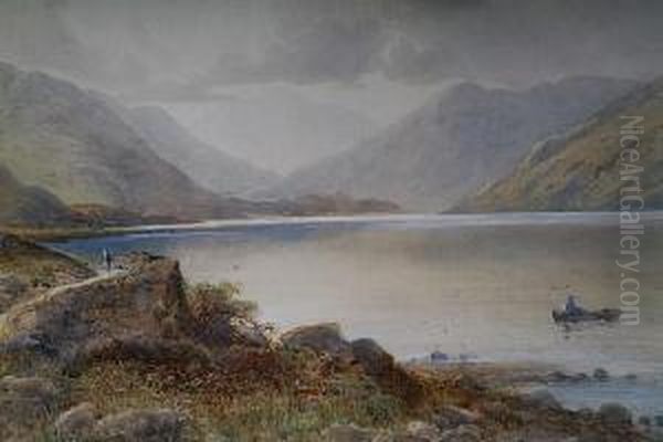 Wastwater, S Side Oil Painting by Emil Axel Krause