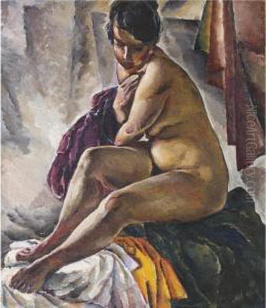 Nude Oil Painting by Aleksey Ilyich Kravchenko