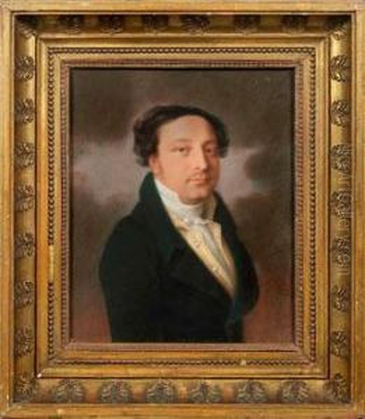 Brustportrait Eines Wohlhabenden Herrn Oil Painting by Johann Lorenz Kreul