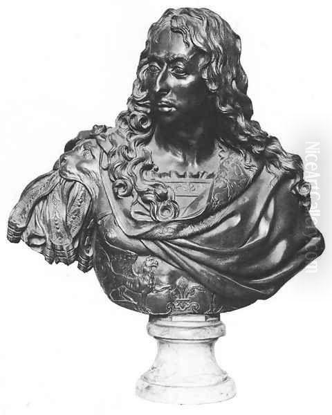 Bust of the Grand Conde Oil Painting by Antoine Coysevox