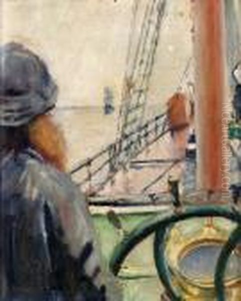 Lots Oil Painting by Christian Krohg