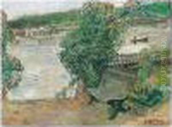 Fra Brekkesto (from Brekkesto) Oil Painting by Christian Krohg