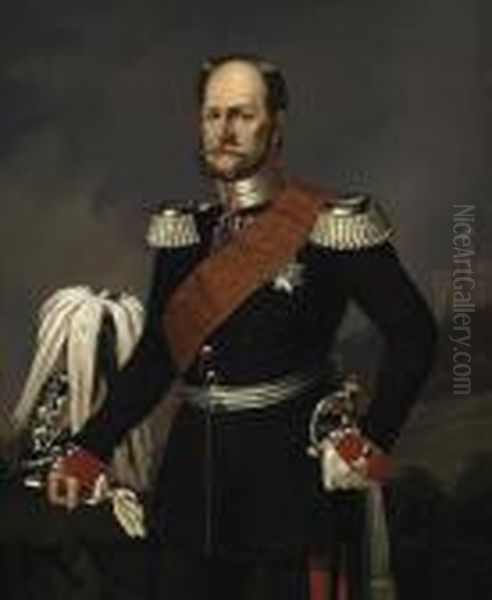 Wilhelm I Oil Painting by Franz Krutger